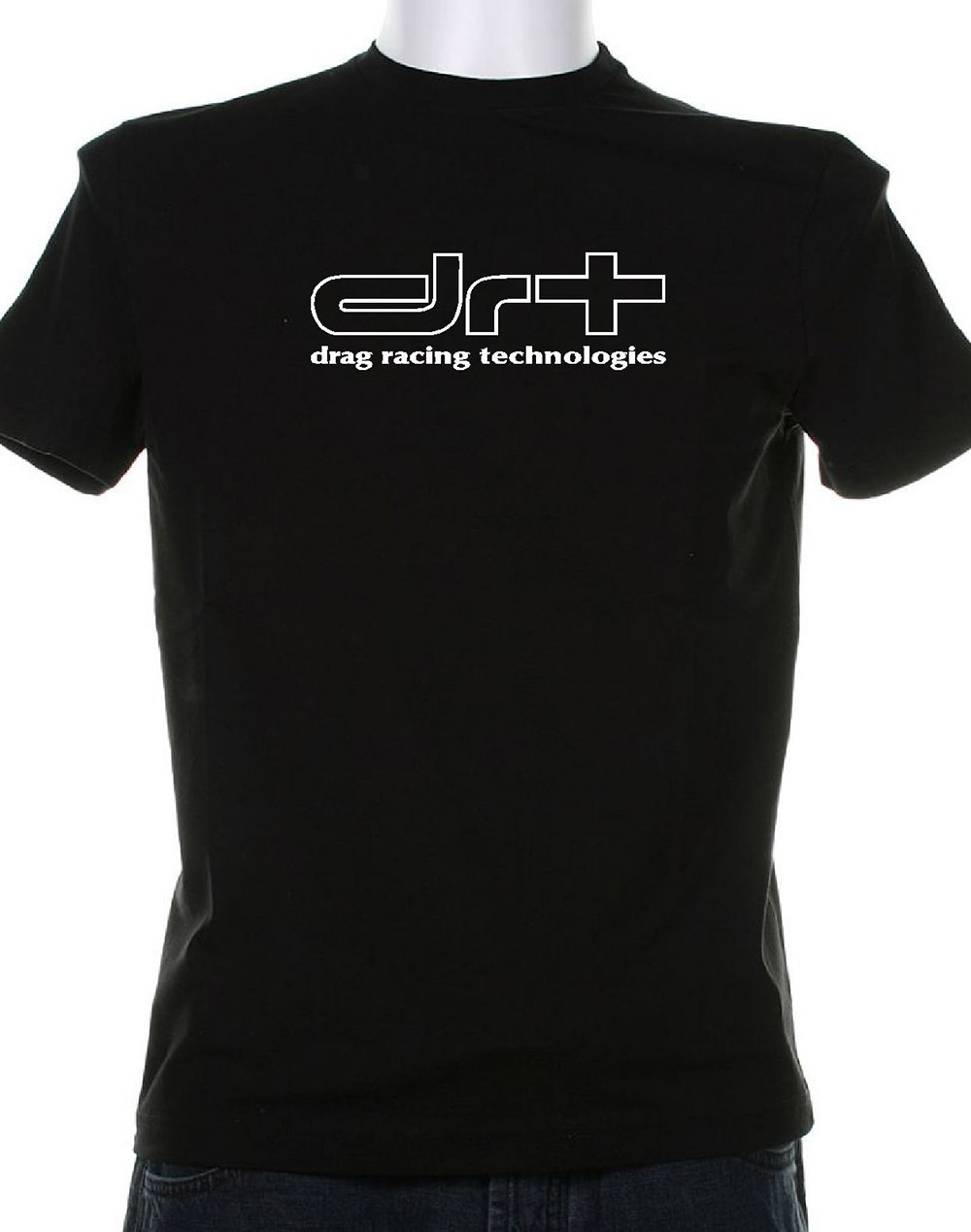 T-SHIRT: DRT logo white letters | DRT Racing